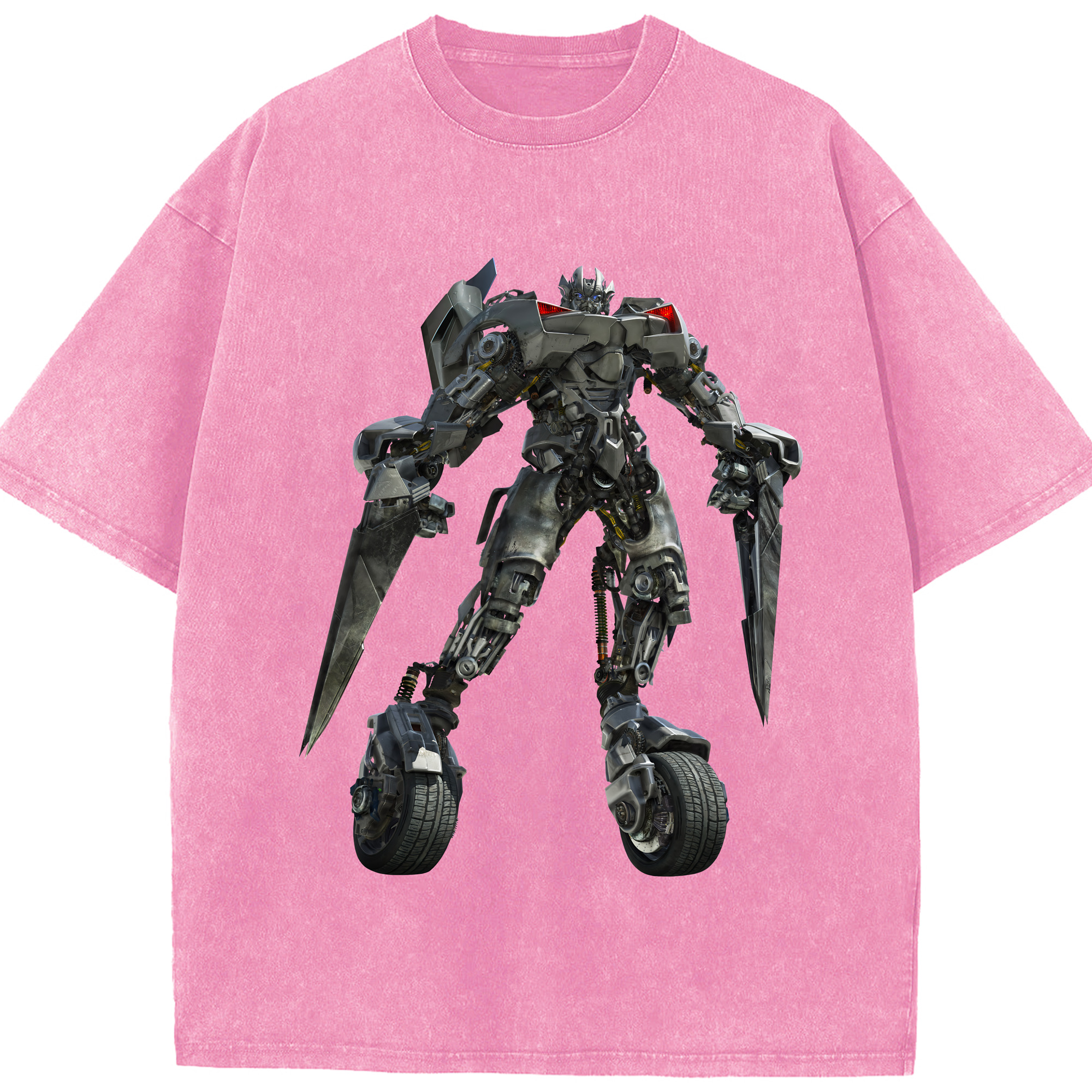 （画像用） Transformers トランスフォーマー 綿100% ヴィンテージ風 半袖Tシャツ（フロントプリント）